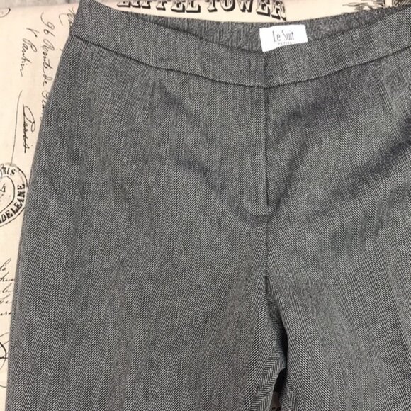🎁Le Suit Petite Herringbone Pants - Picture 6 of 7